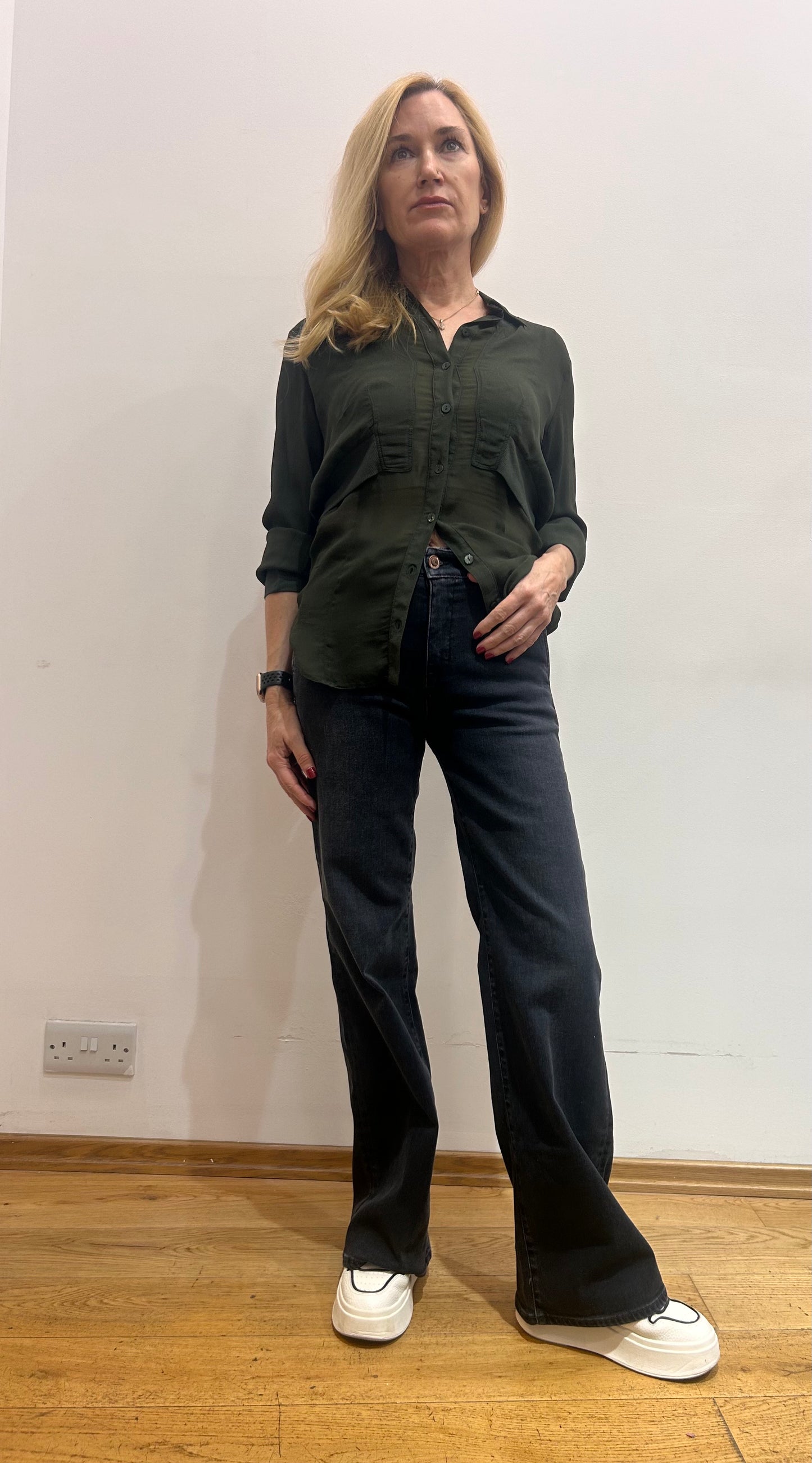 EC 69po Double layer georgette blouse