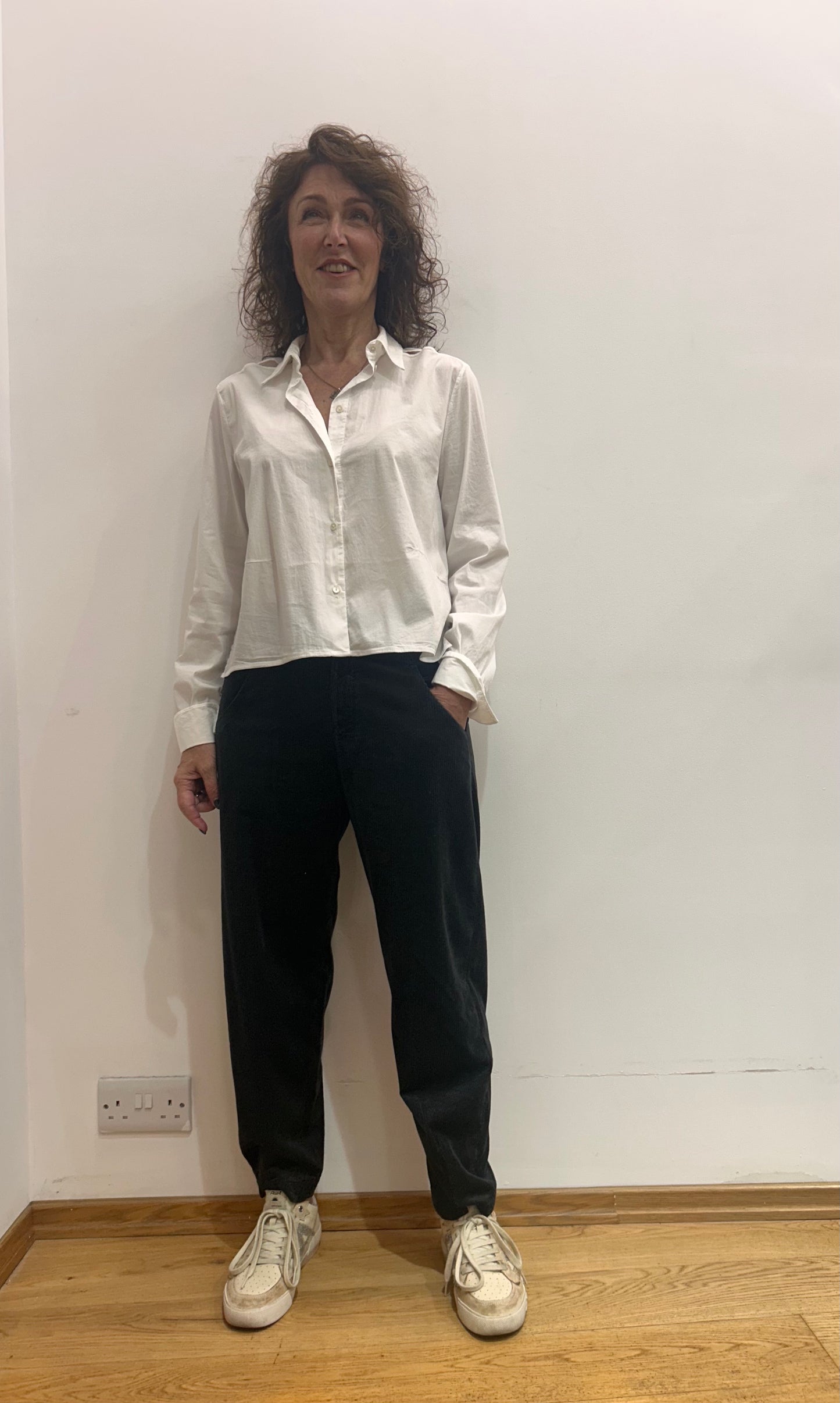 Ta B5001 Split shoulder boxy shirt