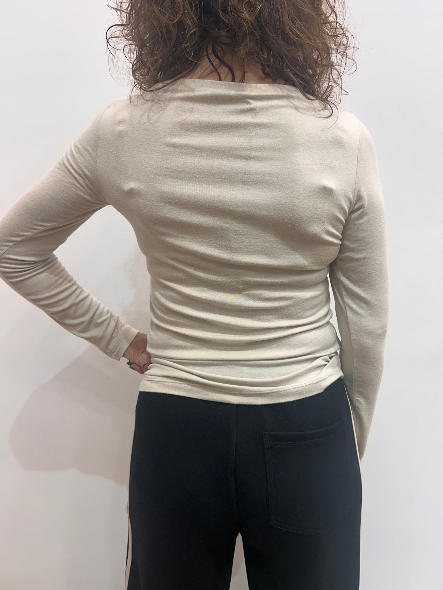 Tr I182 Long sleeve modal t-shirt