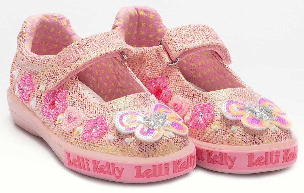 LK 2034 Paloma rainbow canvas dolly