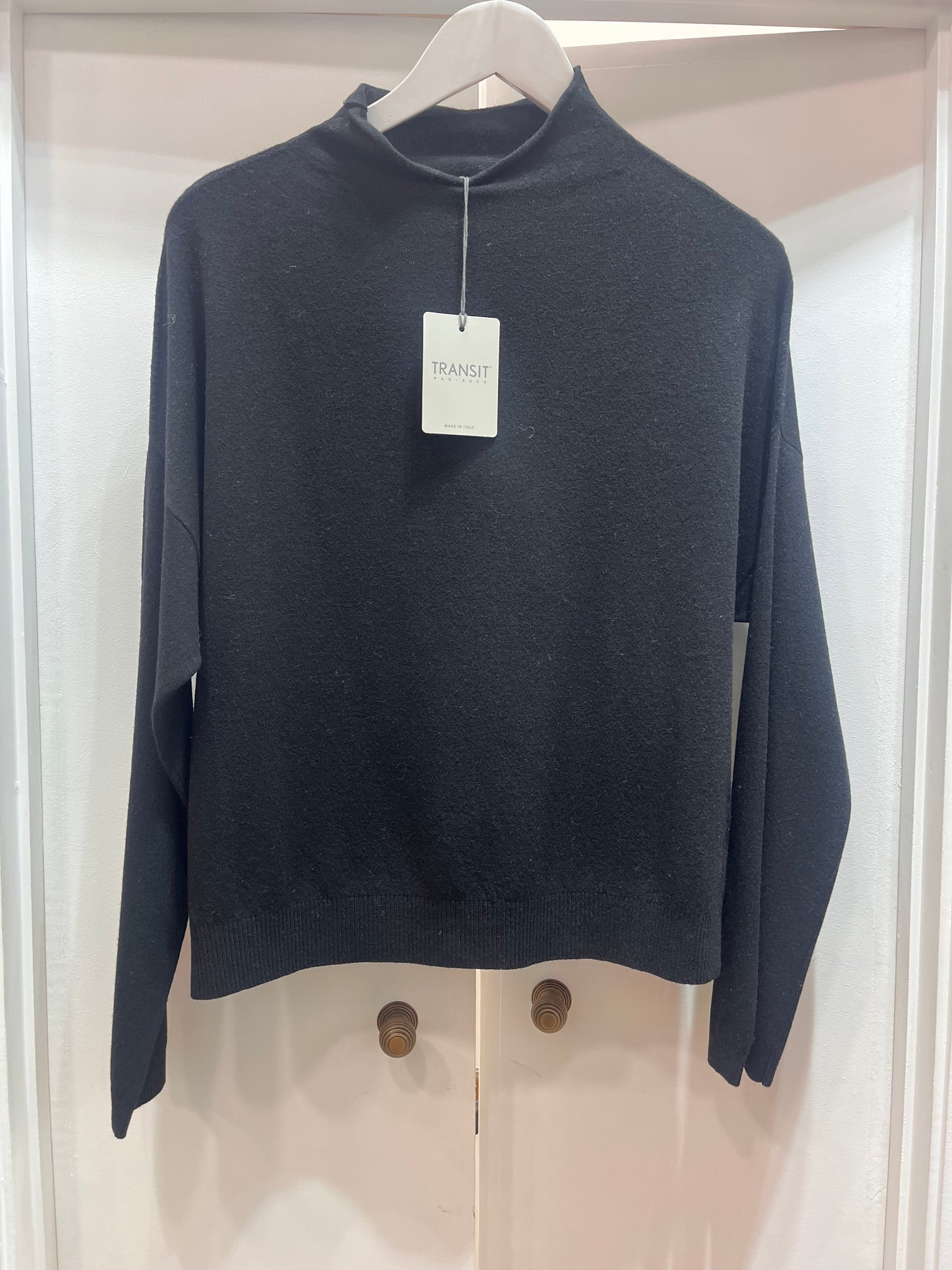 Tr 11463 Boxy Funnel neck Jumper