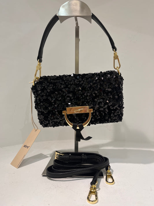 A 3167696 Sequin small structured bag