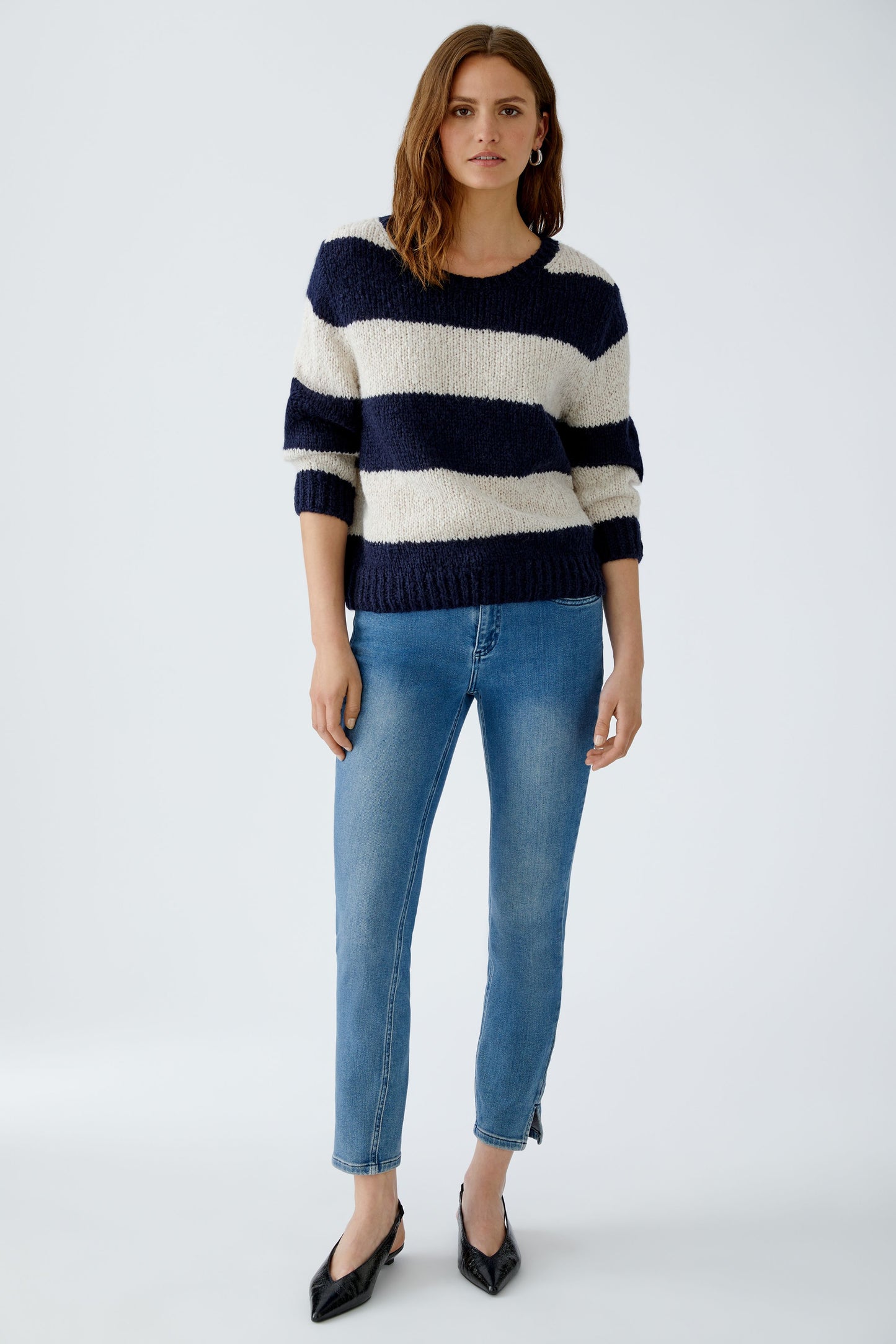 O 94307 Esmy stripe fluffy jumper