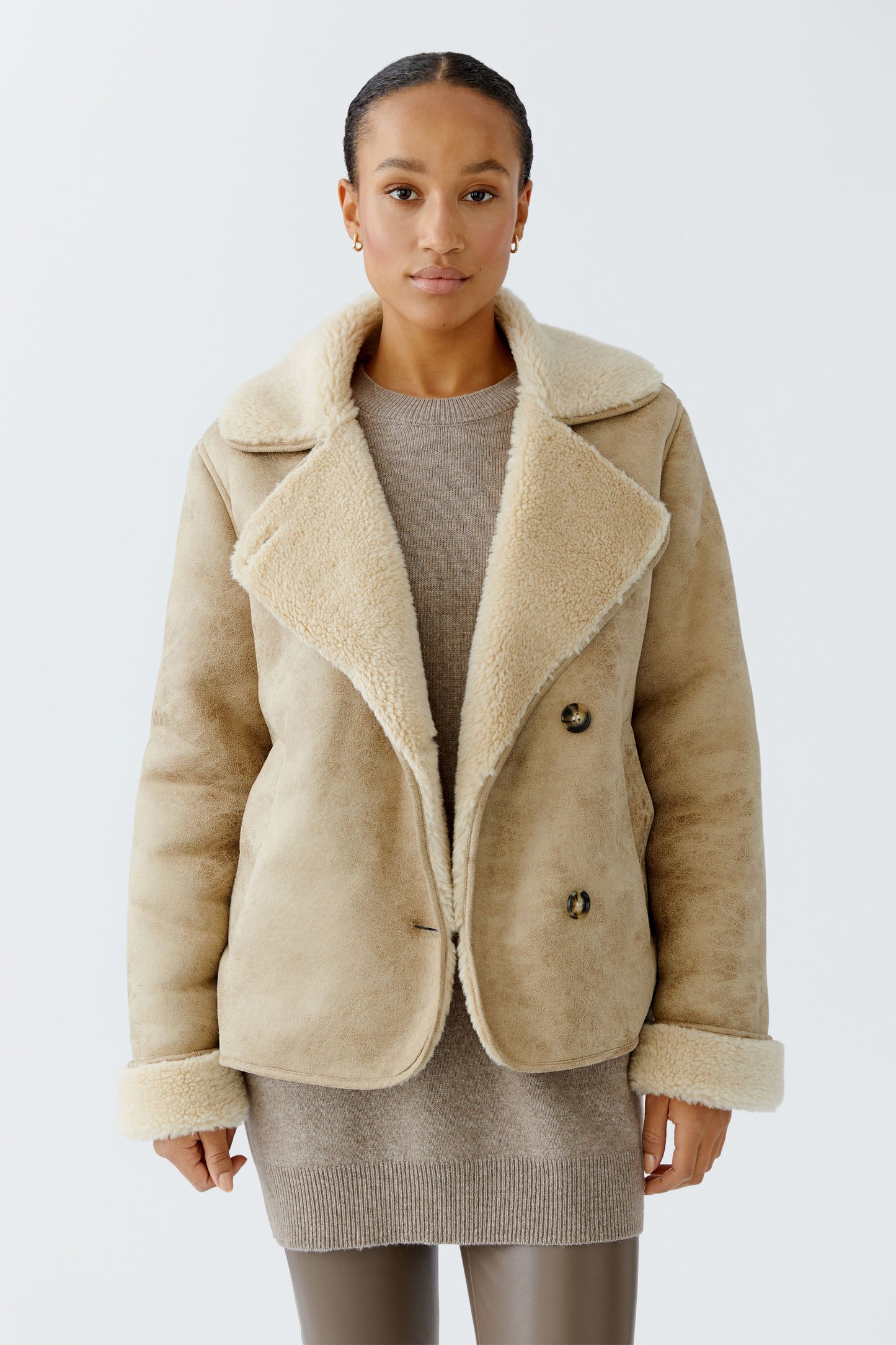 O 94397 Faux sheepskin jacket