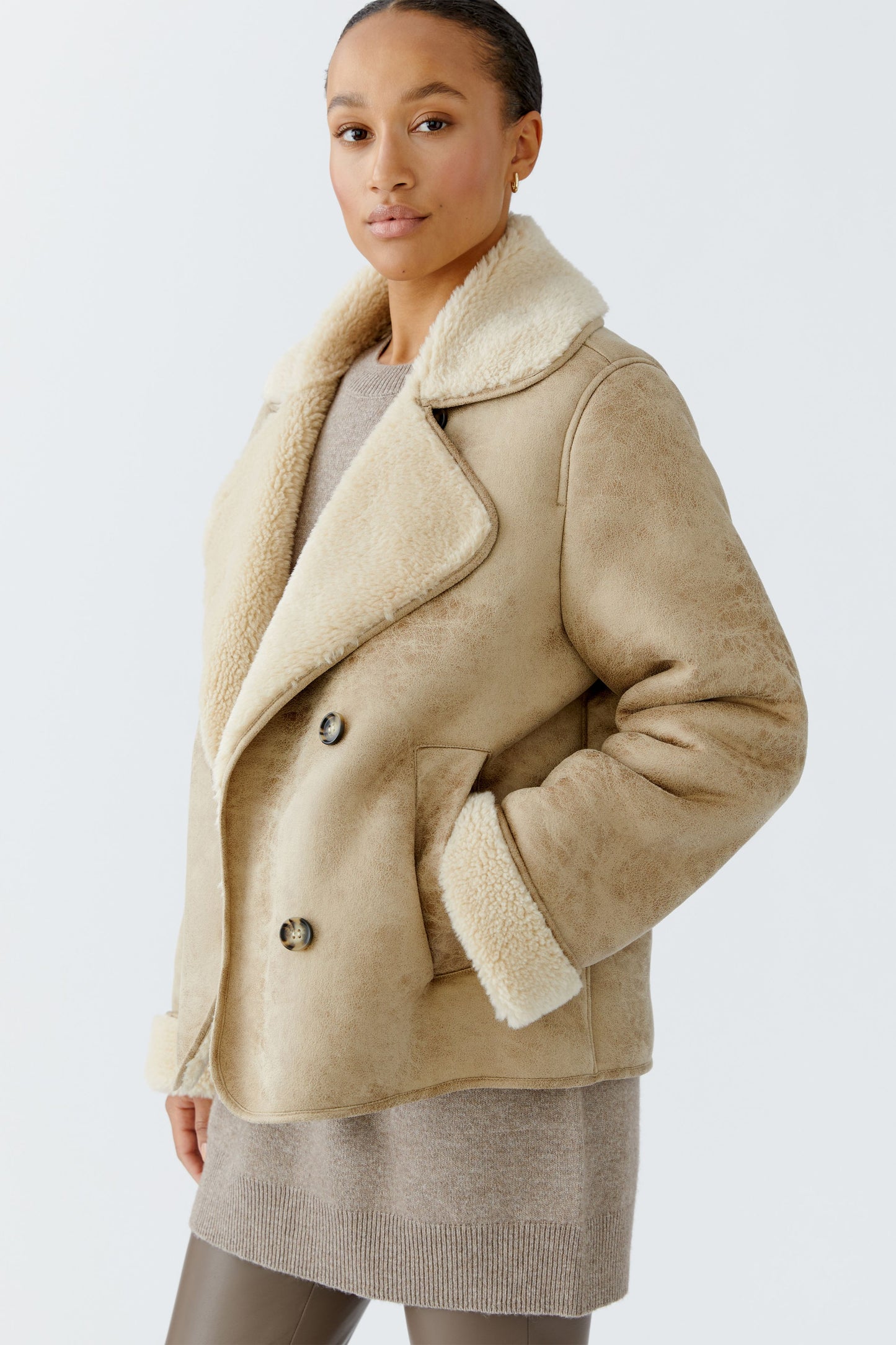 O 94397 Faux sheepskin jacket