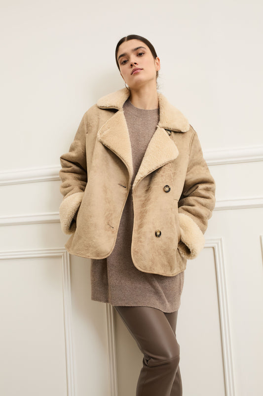 O 94397 Faux sheepskin jacket
