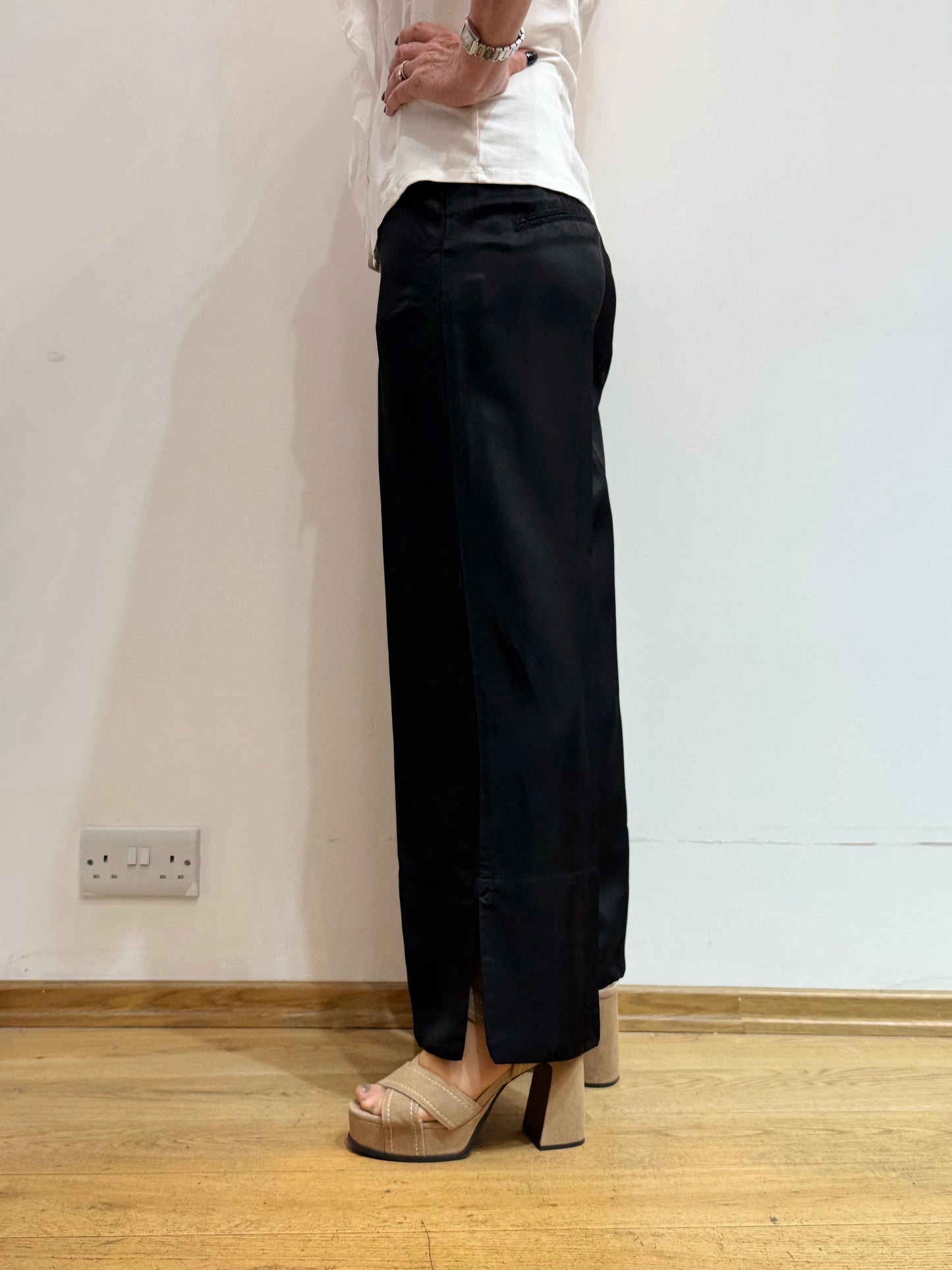 EC 06PO7083 Split hem lux trousers