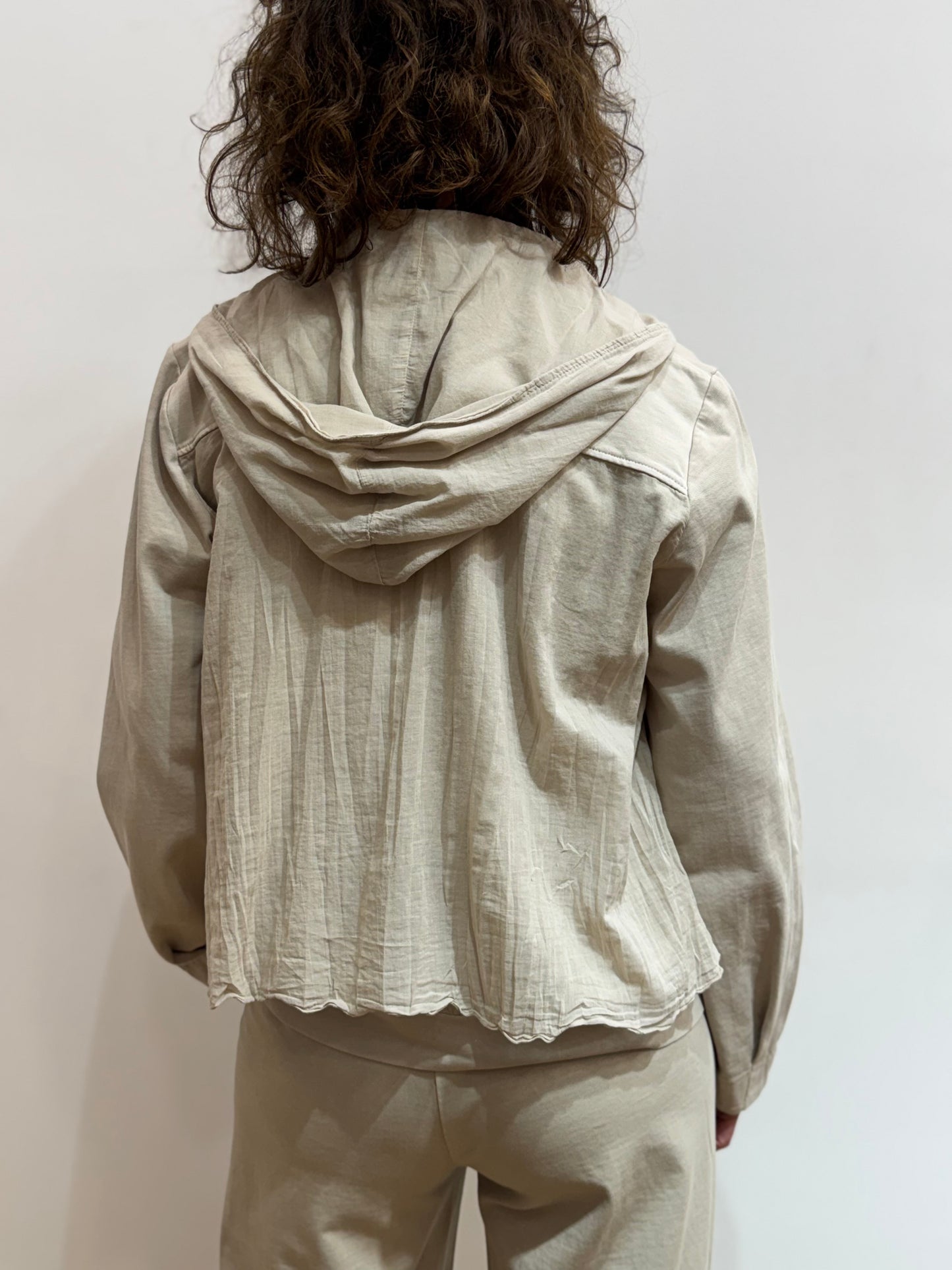 EC 47YU2496 Cotton  Jersey/voile Hoody