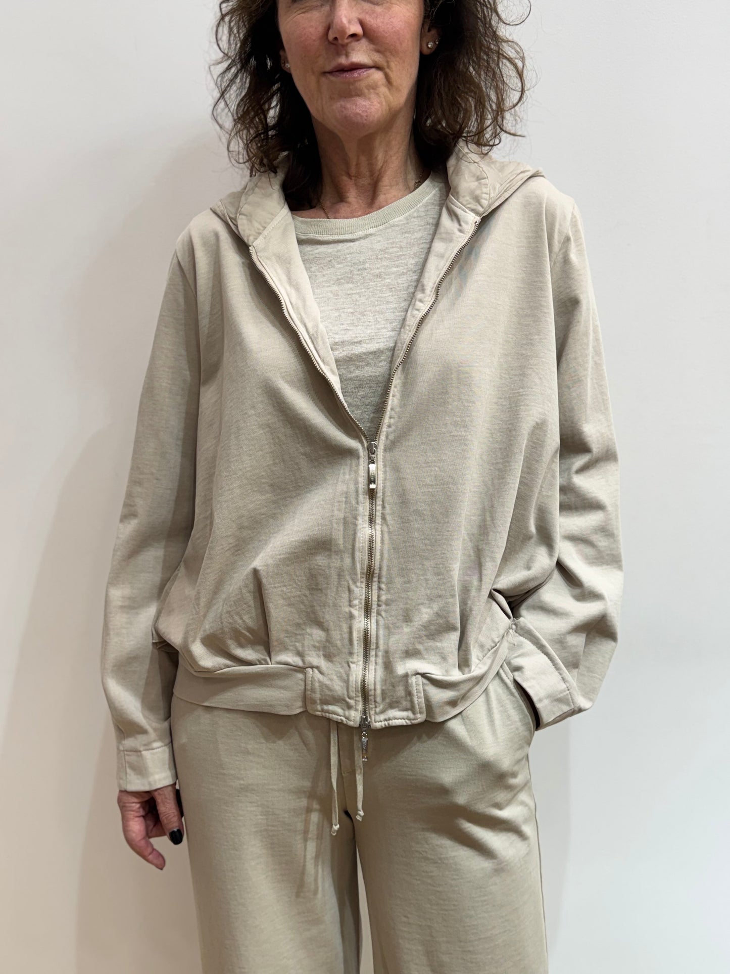 EC 47YU2496 Cotton  Jersey/voile Hoody