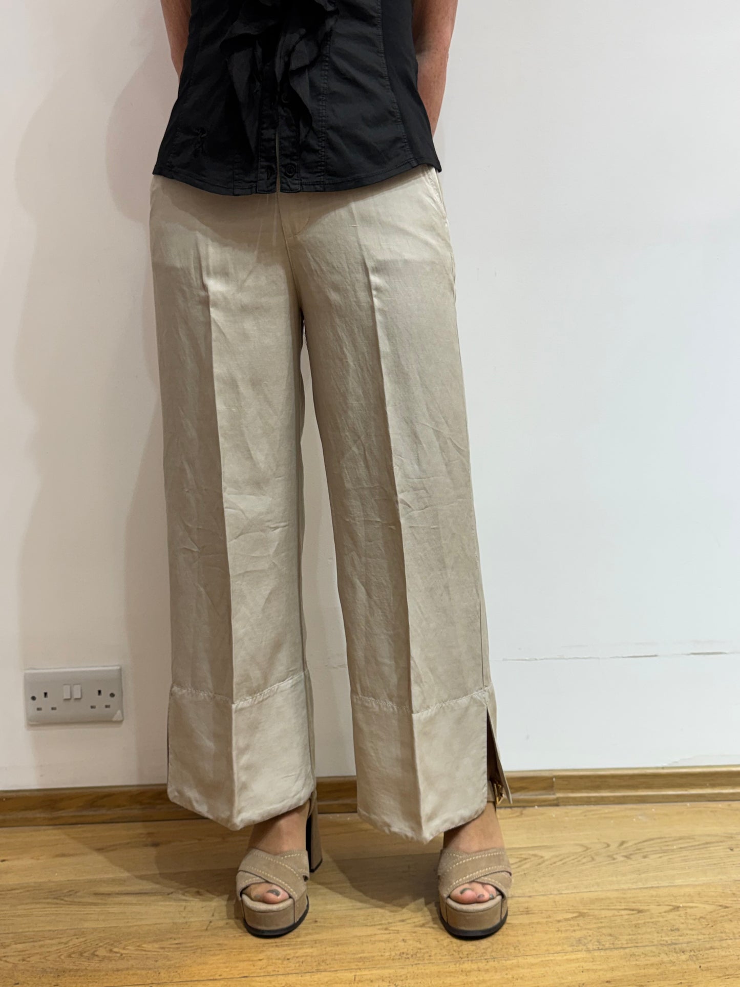 EC 06PO7083 Split hem lux trousers
