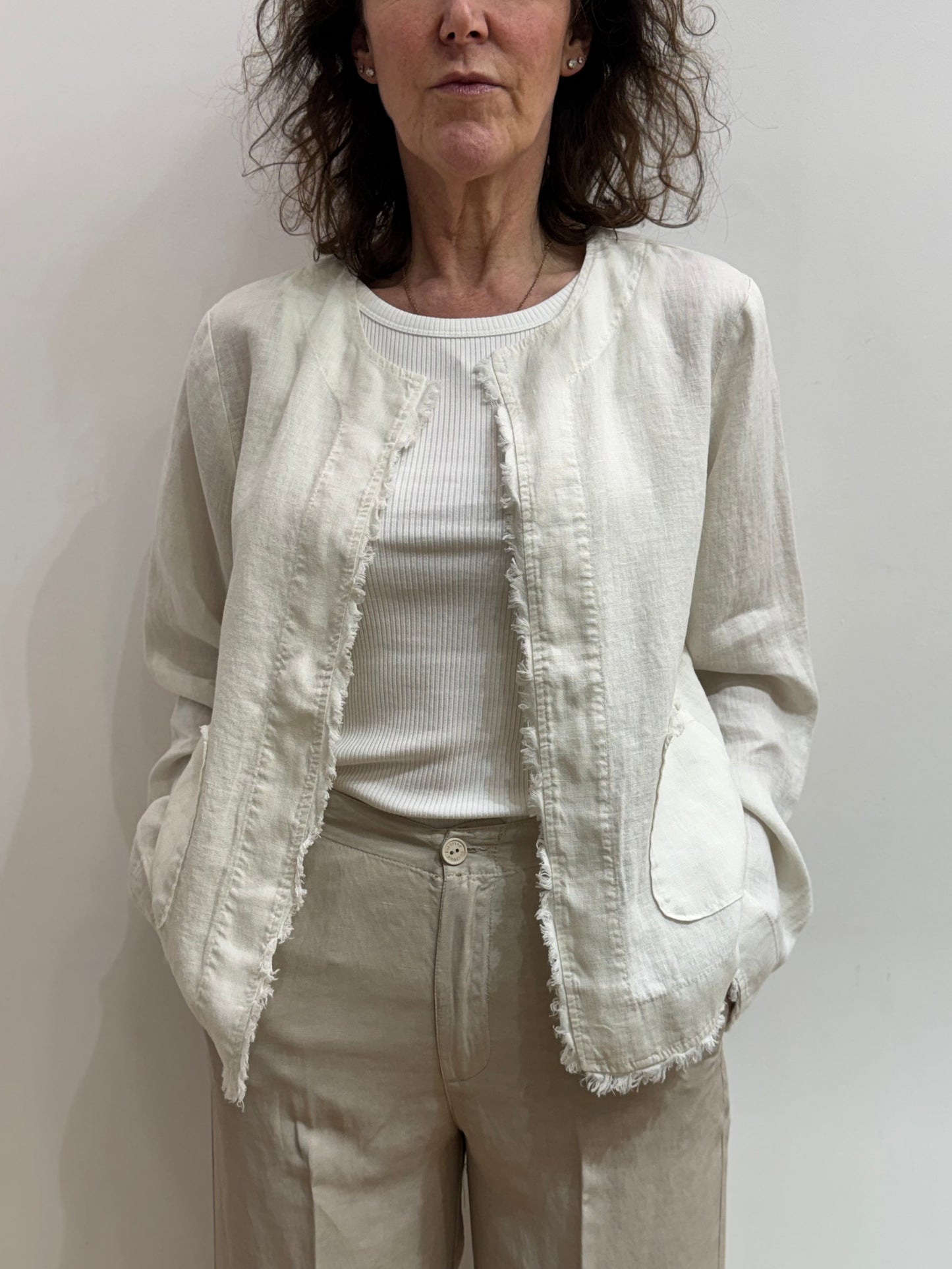 EC 59TU7095 Raw edge jacket