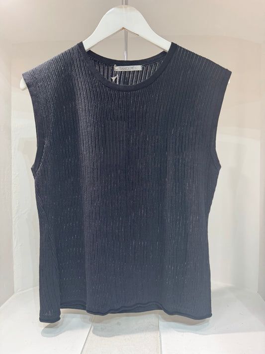 Ta C0500 Ribbed knit cap sleeve tank