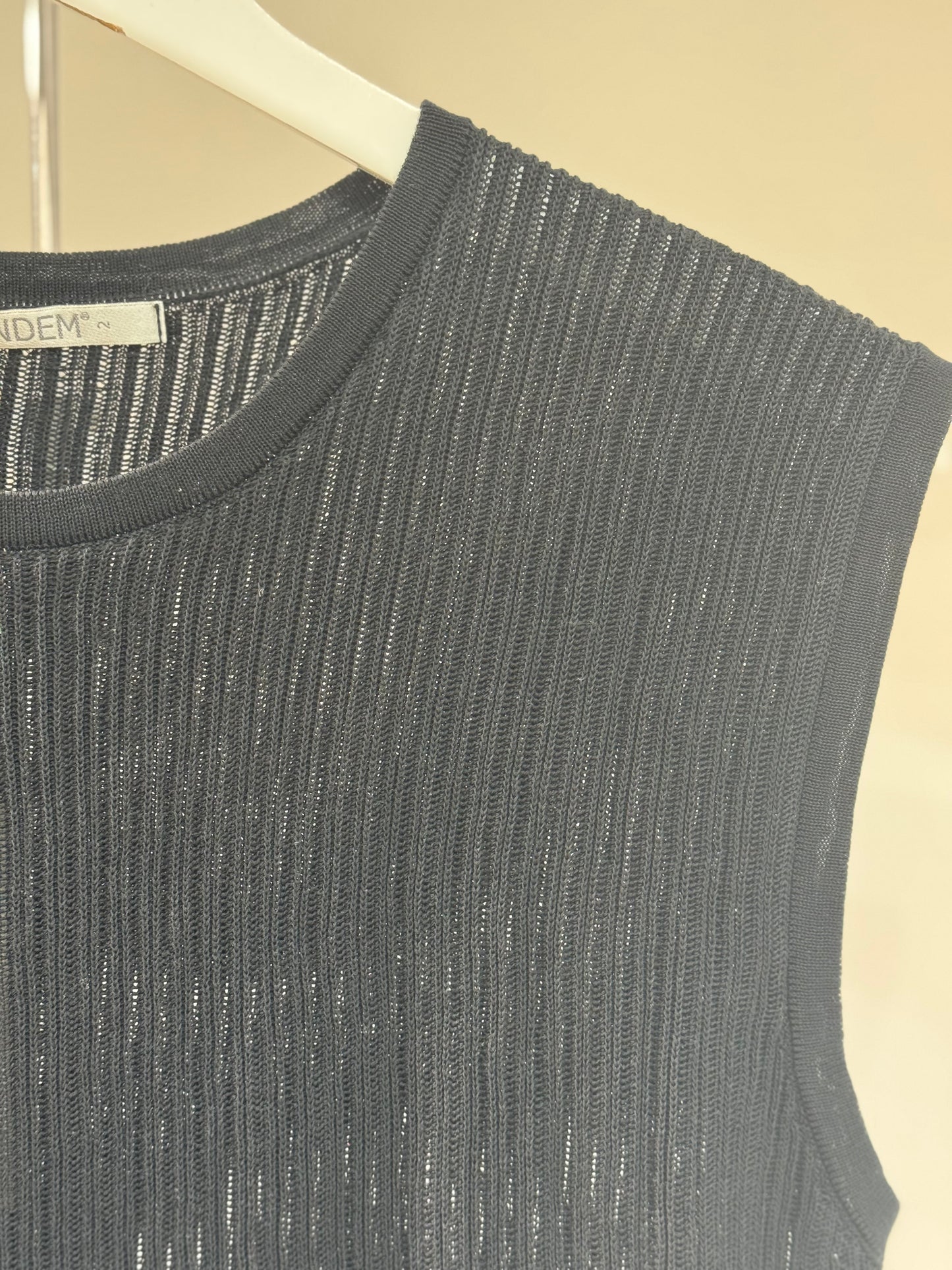 Ta C0500 Ribbed knit cap sleeve tank
