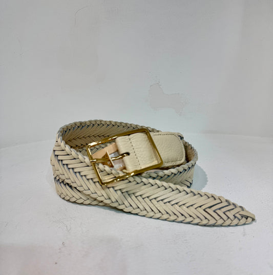 A 762746 Plaited belt with oblong buckle