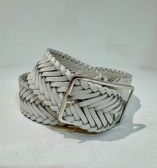 A 762746 Plaited belt with oblong buckle