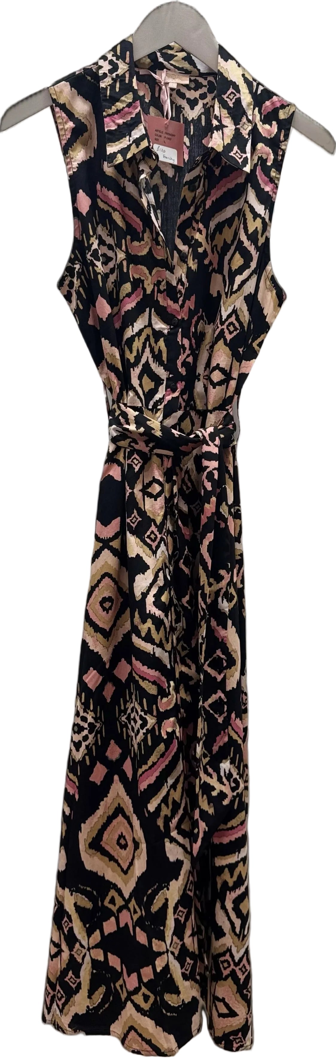 Go Frenchy s/l print dress