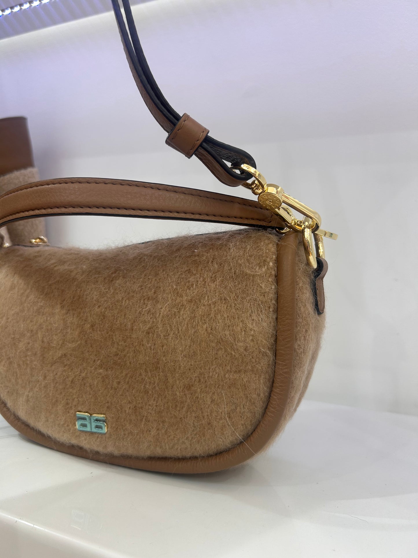 A 31967 Mohair Xbody shoulder bag