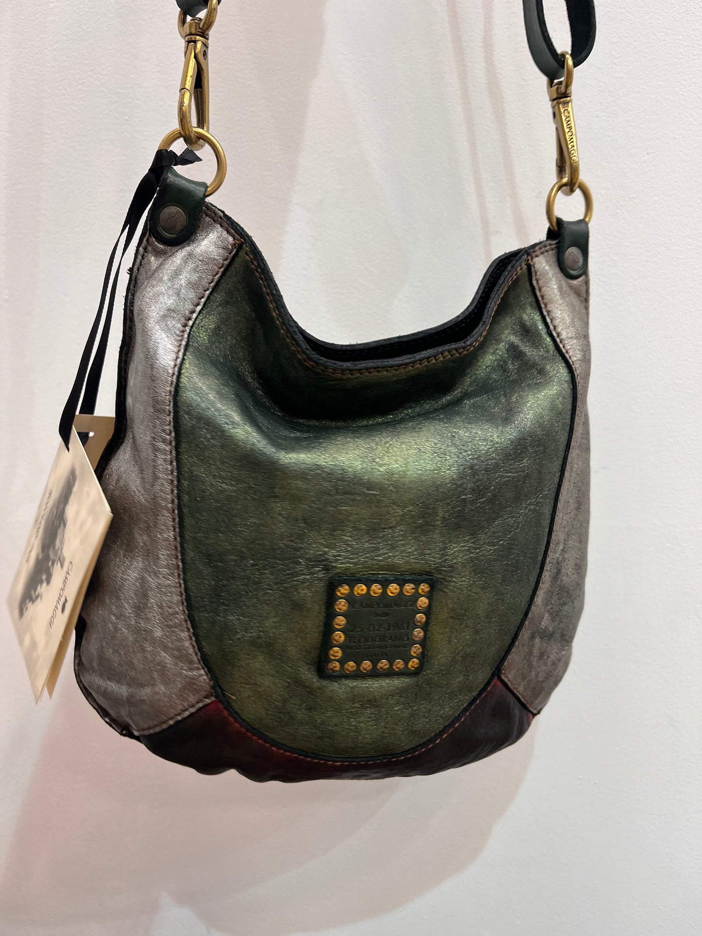 Ca C035340 Metallic Panel shoulder bag