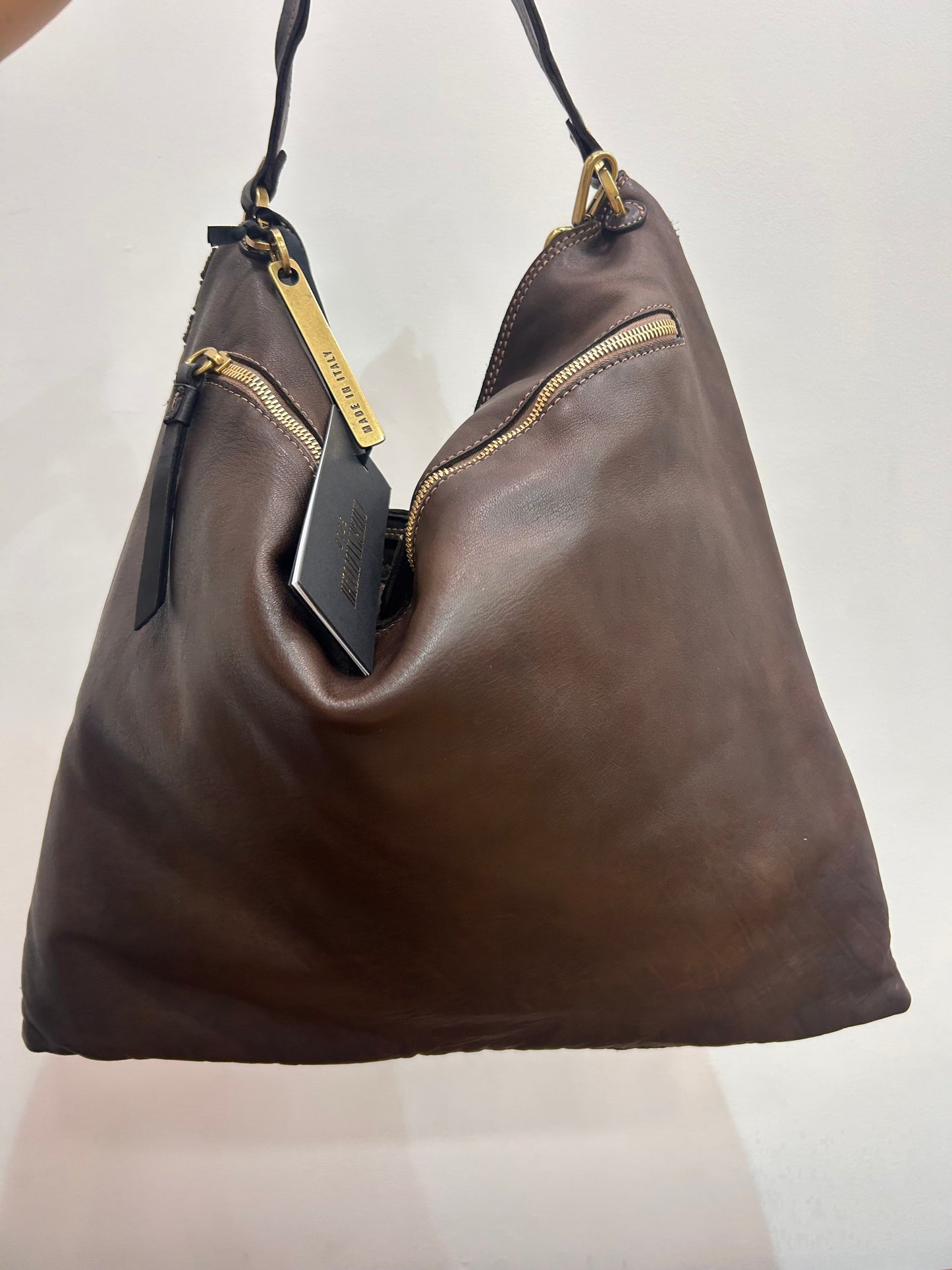 CL Stripe large shoulder bag