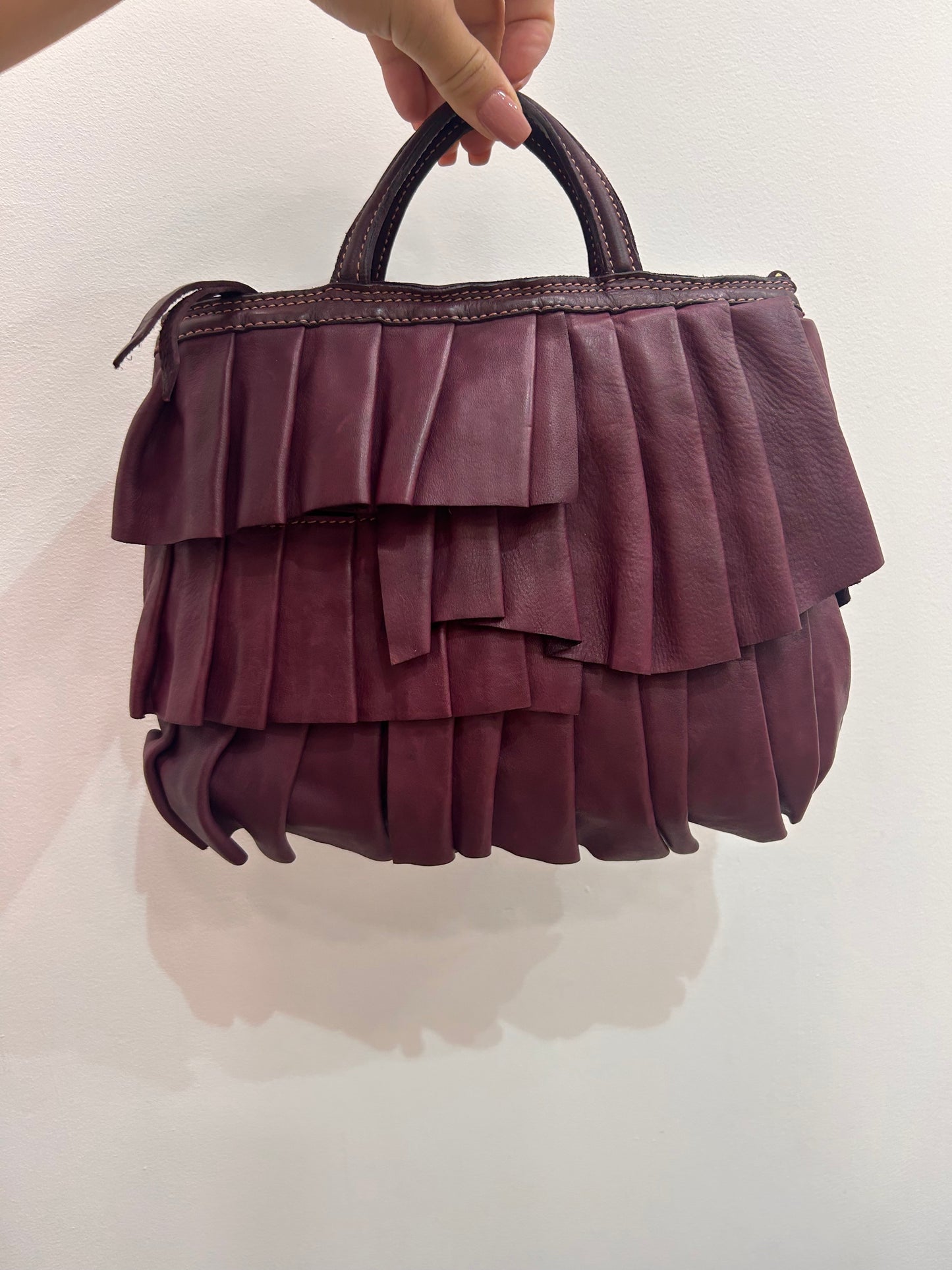 CL Ruffle handheld bag
