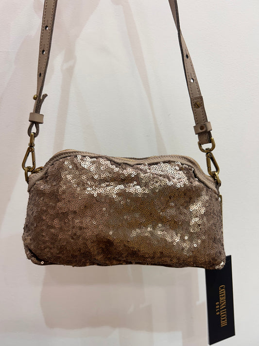 CL Sequin/wool xbody bag