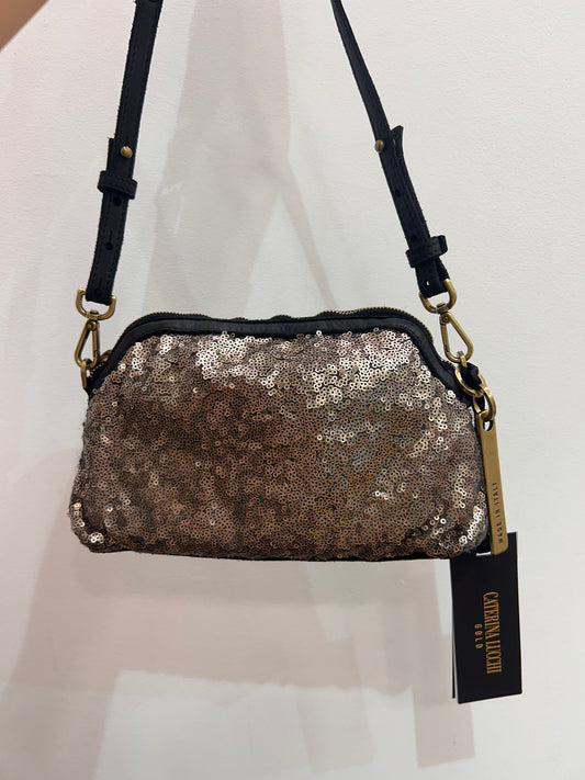 CL Sequin/wool xbody bag