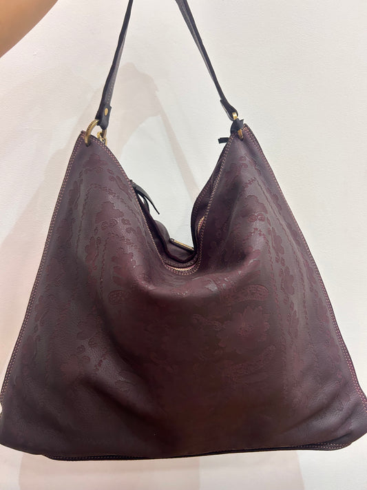 CL Floral laser print large shoulder bag