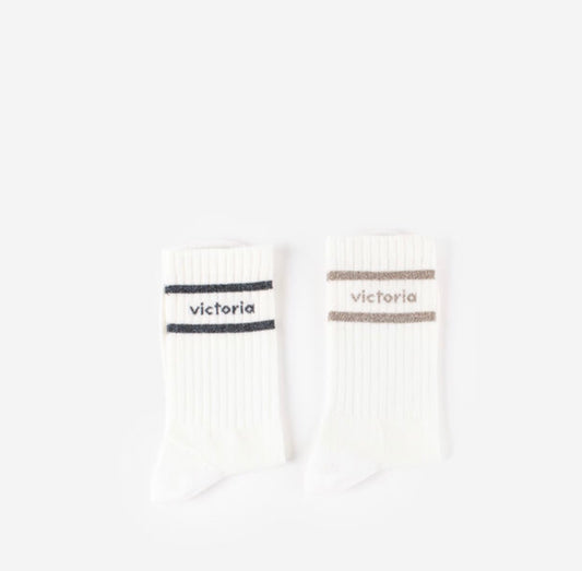 V 9123011 Bi-lurex cotton socks