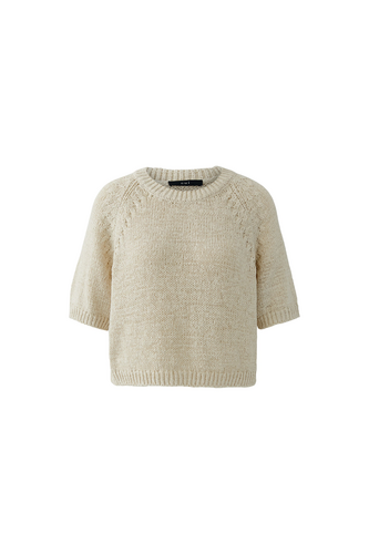 O 97421 S/S boxy tape yarn knit