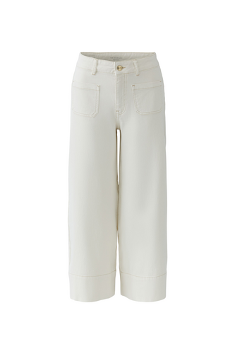 O 97480 Wide leg flair contrast stitch jeans