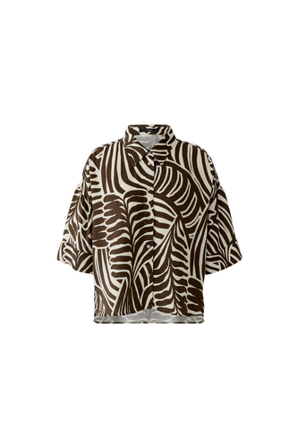 O 97532 Printed viscose overshirt