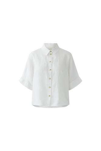 O 97229 Boxy half sleeve linen shirt