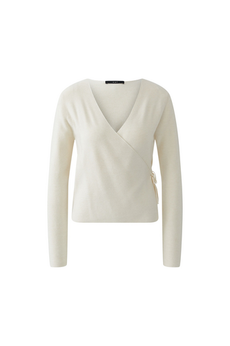 O 86069 Wrap knit cardi