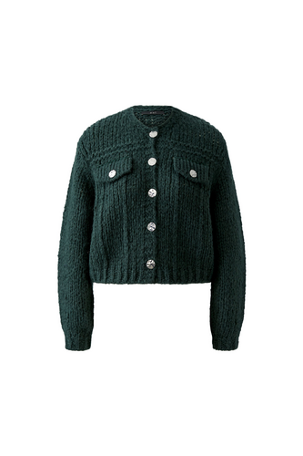 O 99763 Knitted brass button cardigan