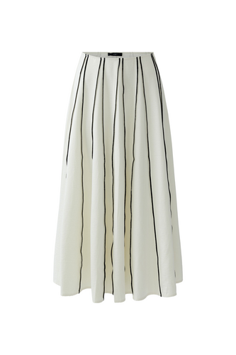O 98760 Stripe panel a-line skirt