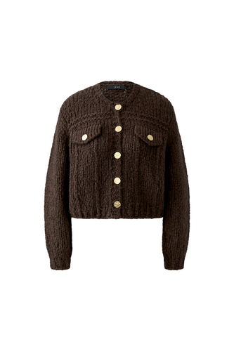 O 99763 Knitted brass button cardigan