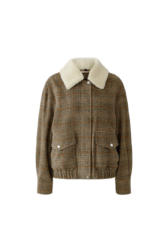 O 98945 Checked blouson jacket