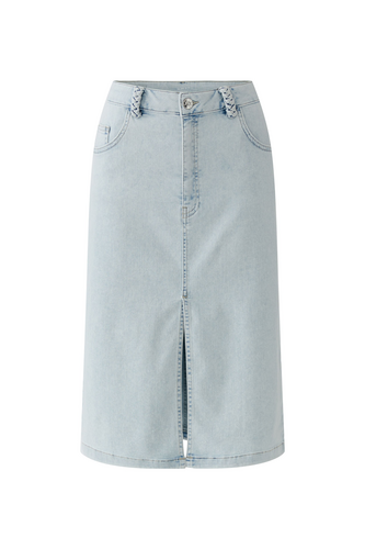 O 97186 Denim midi skirt
