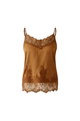 O 94325 Silky lace trim camisole