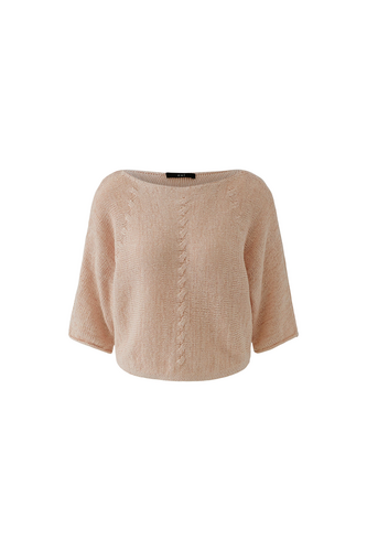 O 97252 Cable detail 1/2 sleeve tape yarn jumper