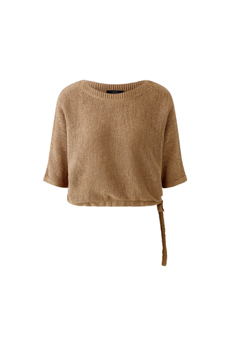 O 93702 3/4 sleeve tape yarn ajustable jumper