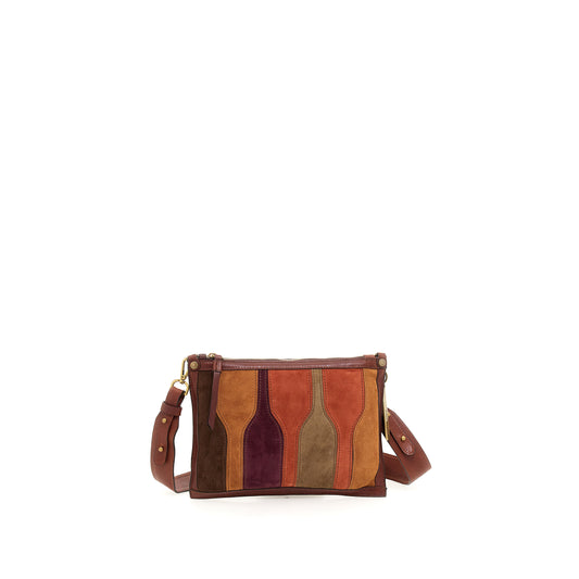 CL L011551nd Beatrice Suede pattern xbody bag