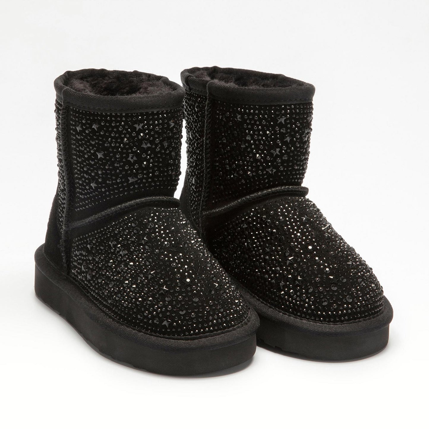 LK 3770 Olivia all over sparkle fleece boot