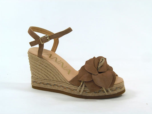 K 26079 High wedge flower sandal