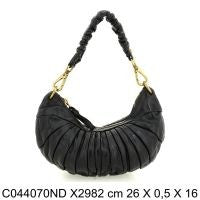 C C044070 Luna Pleat crescent small bag