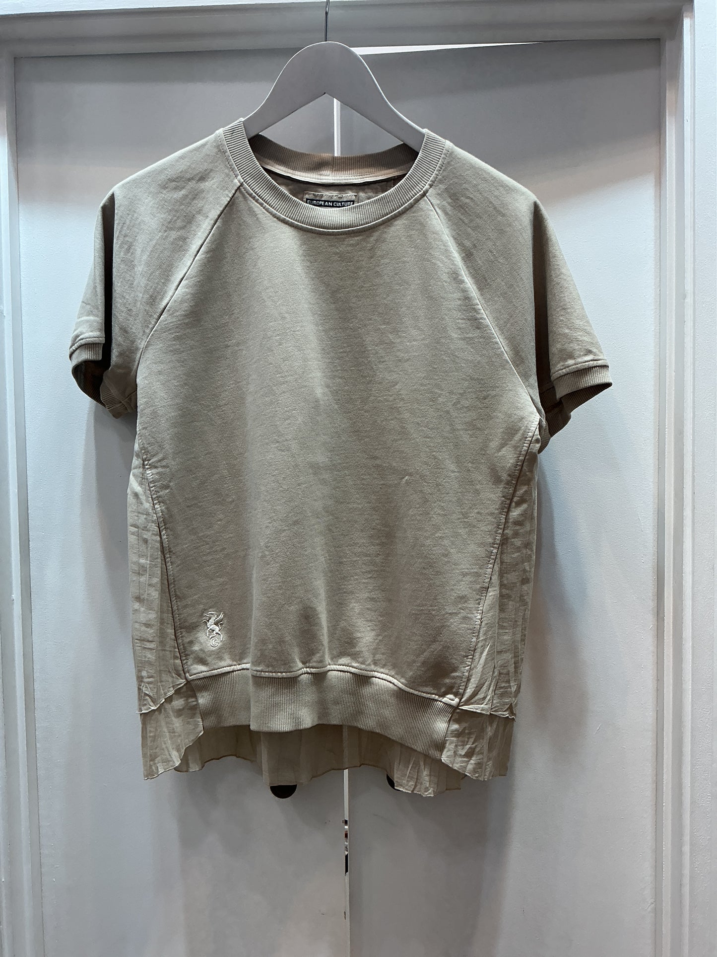 EC 46QU2009 Jersey/voile s/s sweat top