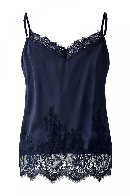O 94325 Silky lace trim camisole