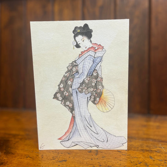 Geisha  - Greeting Card 7