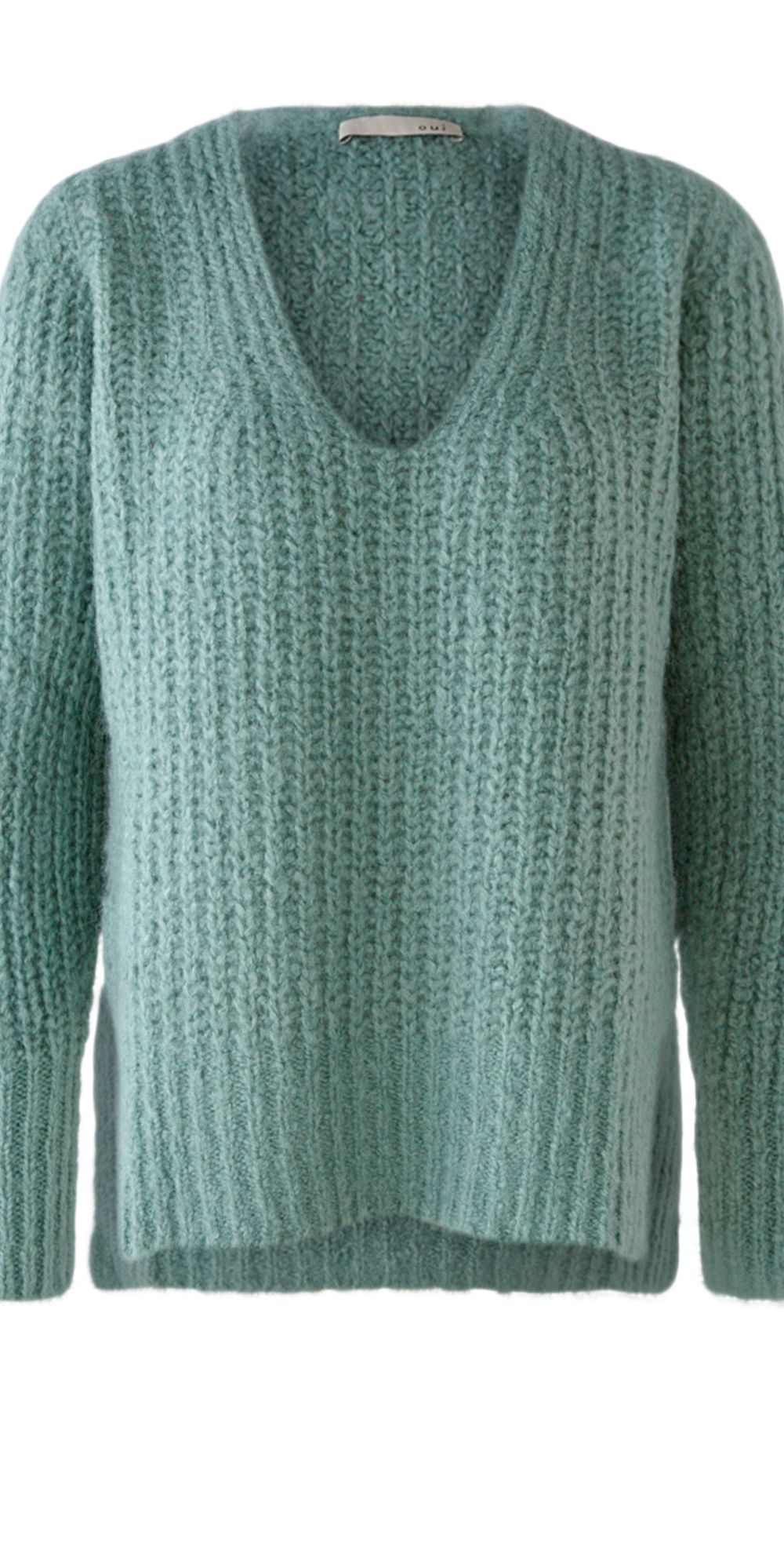 O 77191 Fluffy V-neck Jumper