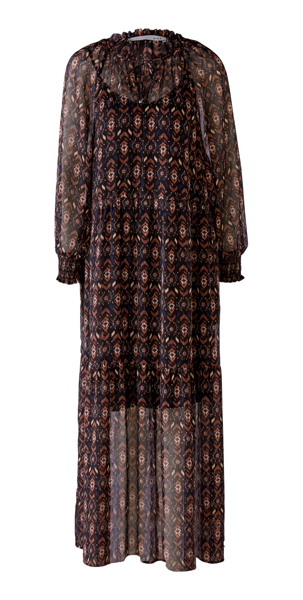 O 77400 Printed Maxi Dress